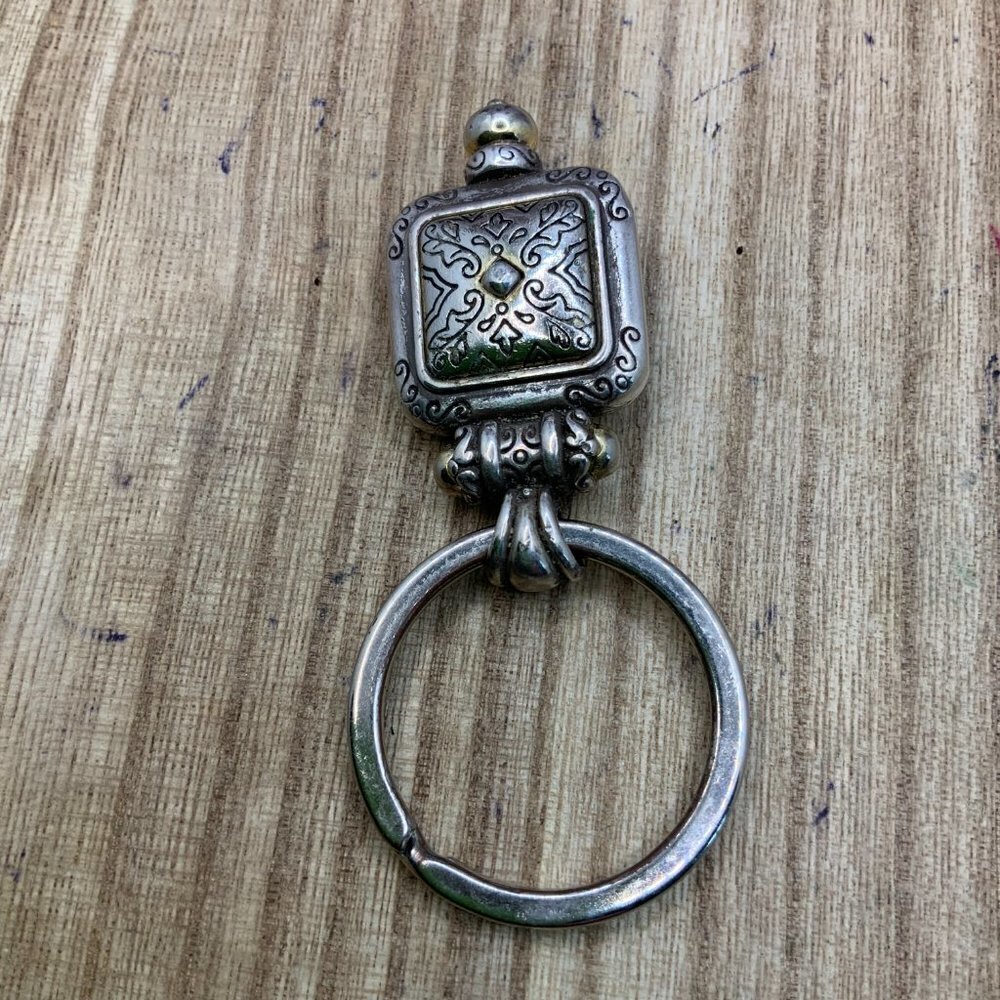 Brighton Vintage Silver Tone Key Ring - Picture 3 of 5